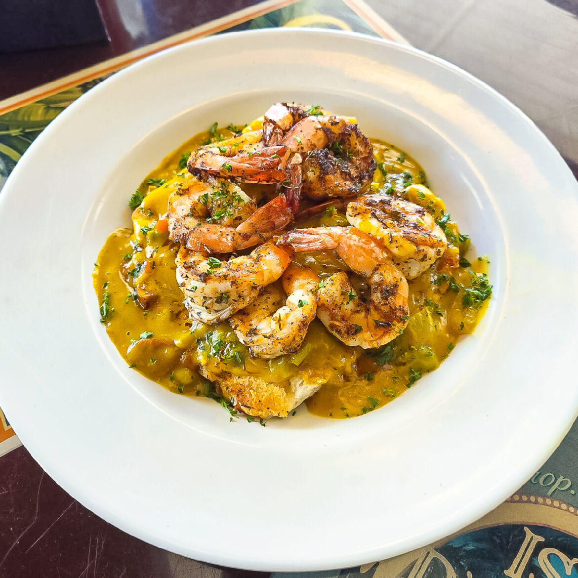 Key West Shrimp & Grits The Conch Republic Grill